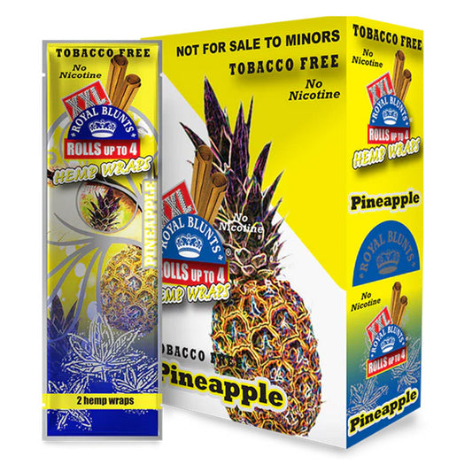 XXL HEMP WRAPS PINEAPPLE  25CT
