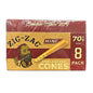 ZIG-ZAG CONES 70'S SIZE MINI PRE ROLLED 8PK/18CT