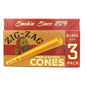 ZIG ZAG CONES UNBLEACHED KING SIZES 24CT