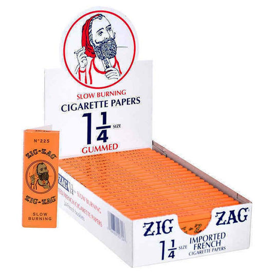 ZIG ZAG PAPERS ORANGE 1 1/4 24CT