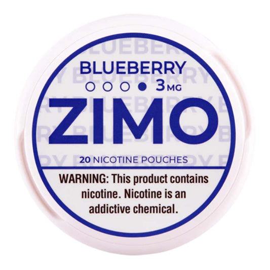 ZIMO POUCHES - BLUEBERRY 3MG