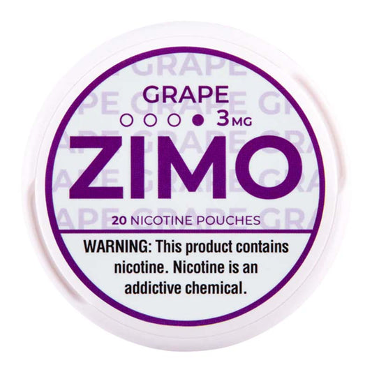 ZIMO POUCHES - GRAPE 3MG
