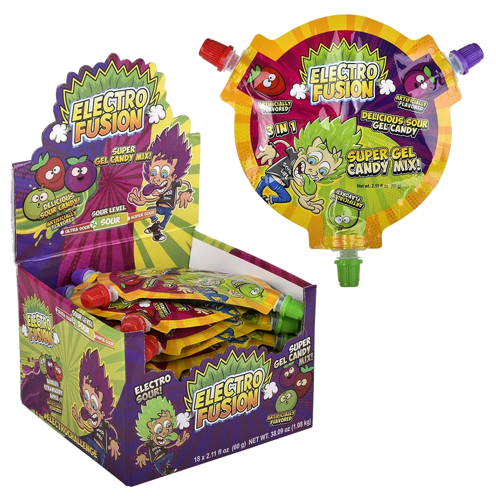 ELECTRO FUSION SOUR CANDY 12CT