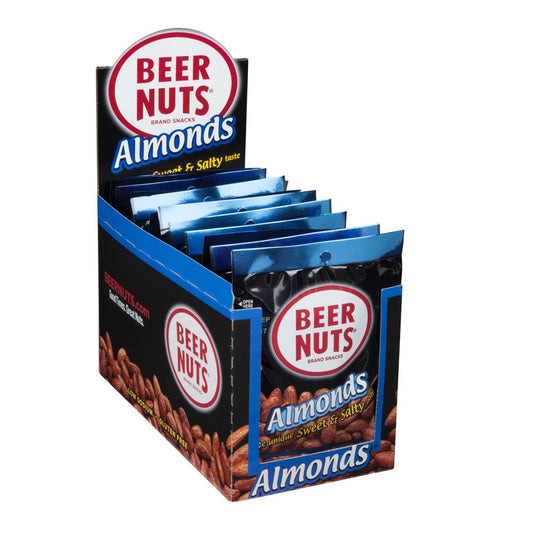 BEER NUTS ALMONDS 2OZ/12CT