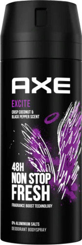 AXE EXCITE CRSP CCNT BLK P 150ML