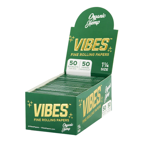 VIBES ORGNC HEMP CONES 11/4 40/8