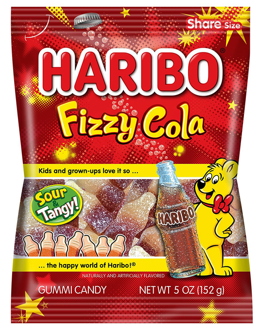 HARIBO FIZZY COLA 5OZ/12CT