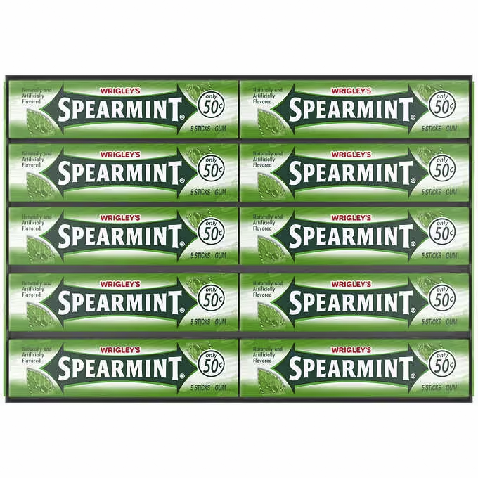 WRIGLEY'S $.50 SPEARMINT 40CT