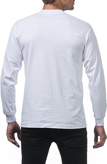 PROCLUBS WHITE LONG SLEEVE 2XLT