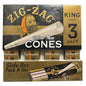 ZIG ZAG CONES KING SIZE ULTRA THIN 3PK 36CT